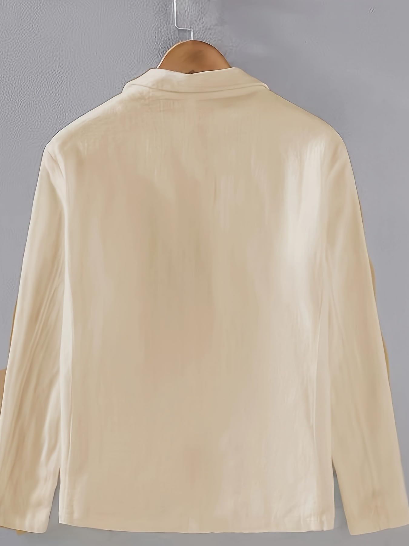 Genérico Blazer De Lino Y Algodón para Hombre, Chaqueta Ligera De Verano, Abrigo Deportivo De Lino para Hombre, Chaqueta De Traje De Dos Botones, Blazer Fino Elegante E Informal para Negocios, Tra