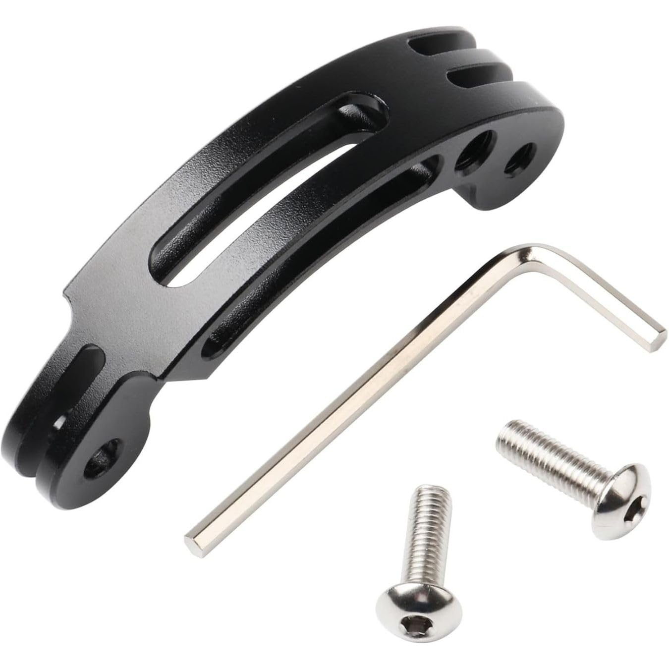 Aluminum Alloy Curved Extension Arm (3”) Metal Pole Mount Helmet Stick Extension Arm Mount for Hero 13/12/11/10/ Insta360 X5/X4, Action 5pro/4/3 and More Action Cameras-image-21