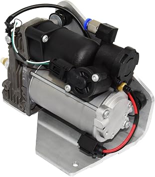 Air Suspension Compressor Pump and Relay LR015303 LR045251 LR023964 for La-nd Rover 2006-2013 Range Rover Sport, 2005-2009 LR3, 2010-2014 LR4, with AMK Style 4 pins connector