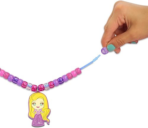 Miniatura 6 de Tara Toys: Disney Princess - Collar de actividades de joyería de bricolaje, calendario de Adviento, divertido y fácil de hacer, para tu pequeña