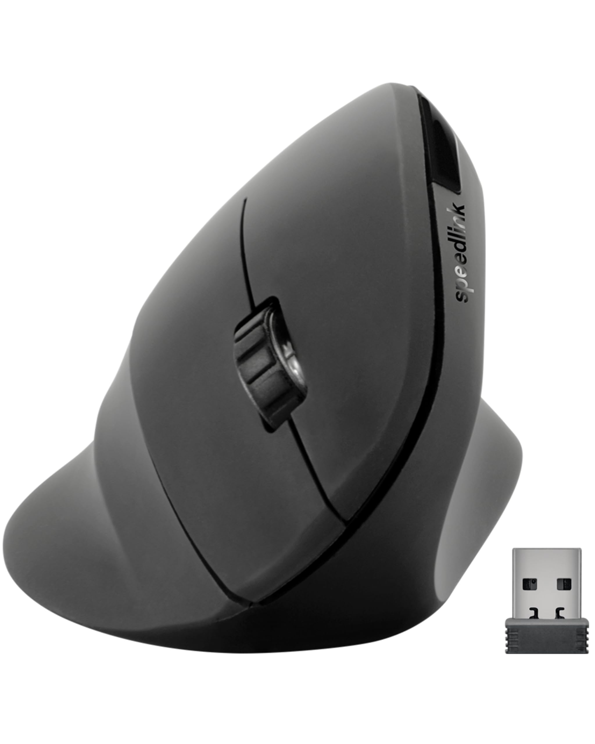 Speedlink PIAVO Ergonomic Vertical Mouse - wireless, ergonomic design, vertical, black