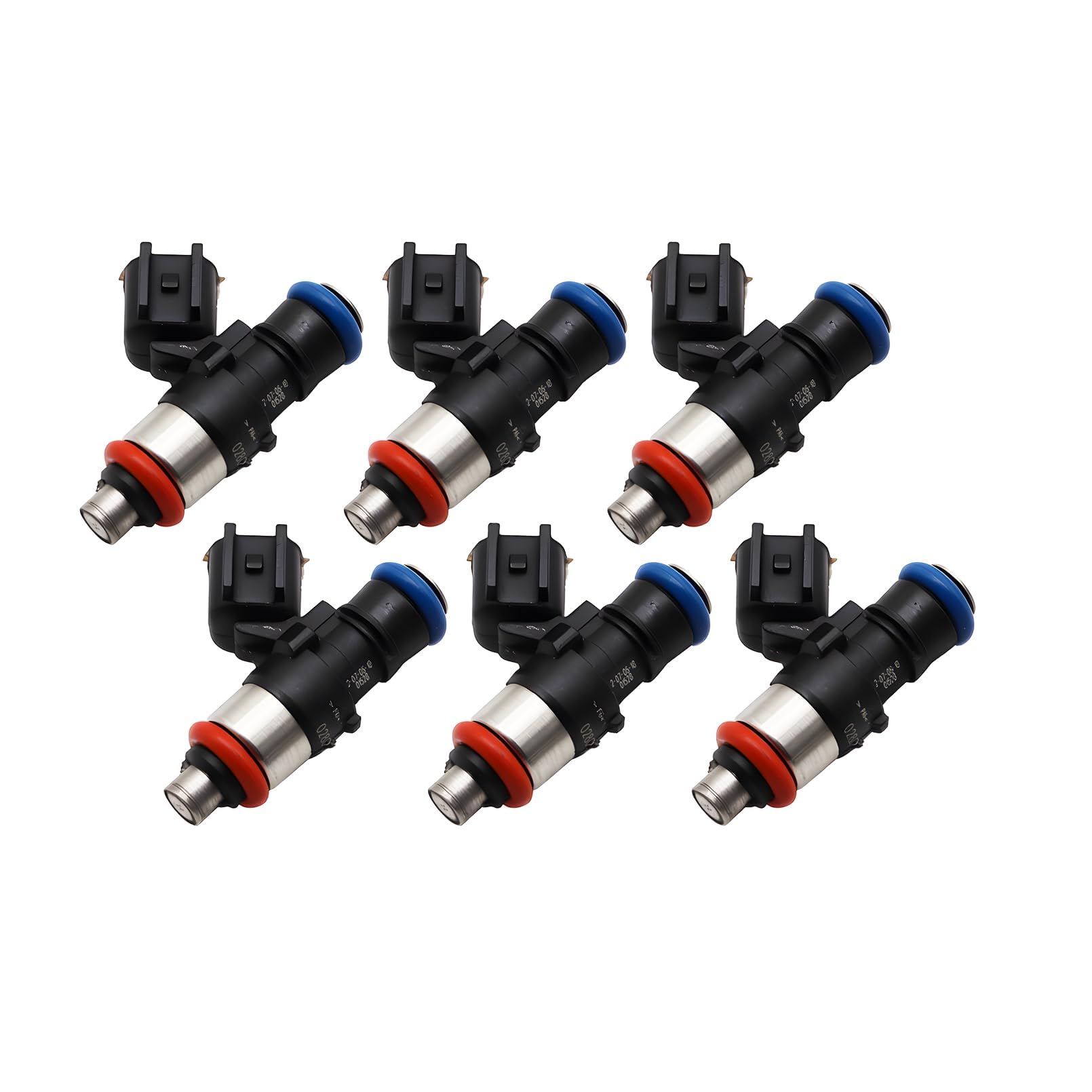 Photo 1 of Assembroverse 0280158191 6Pcs Fuel Injector Compatible with 150 Edge Explorer Flex Mustang Police Interceptor Sedan Utility Taurus Transit Transit MKS MKT MKX MKZ Continental 3.5L 3.7L V6 2011-2017