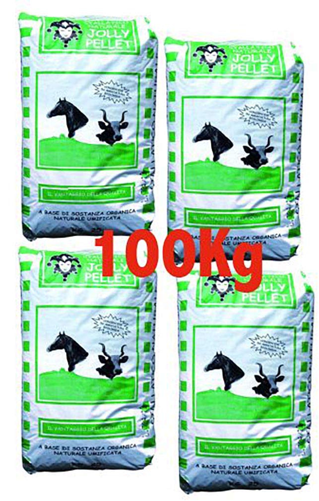 Jolly Pellet 100KG (4 Sacchi per 25KG) STALLATICO Biologico Naturale in Pellet