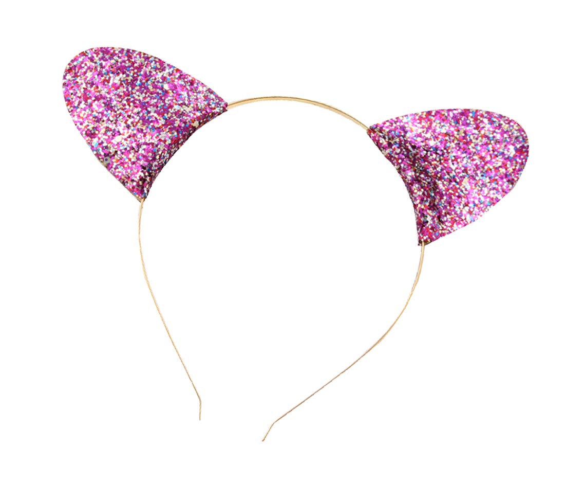 Glitter Cat Ears Headband Costume Cat Ears Halloween