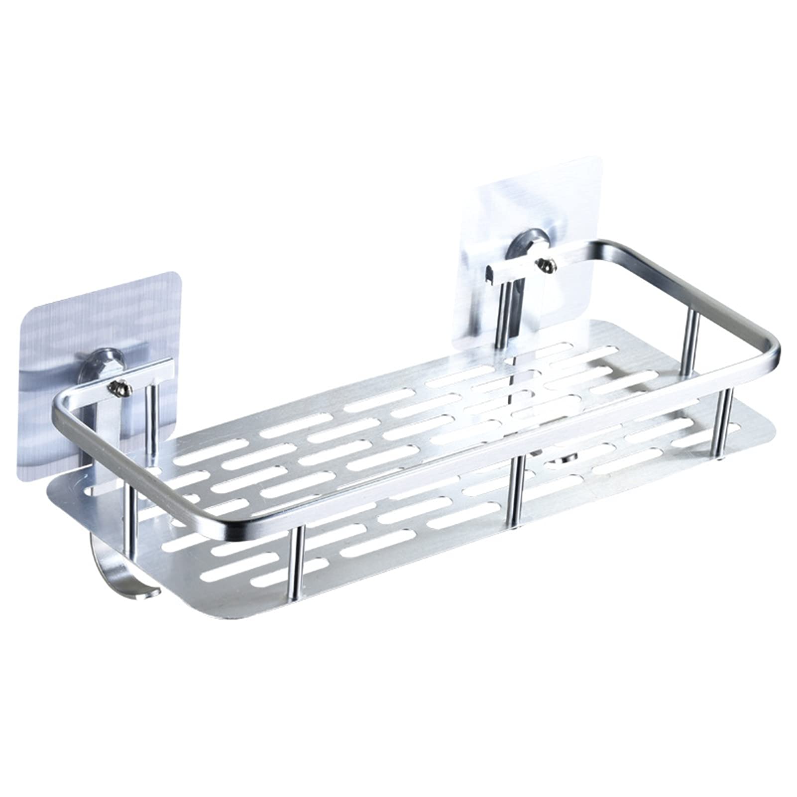 ZJHFFFG Corner Shower Caddy Bathroom Organiser Bathroom Caddy Shelf Shower Shelf Rustproof Space Aluminum Shower Organizer Storage No