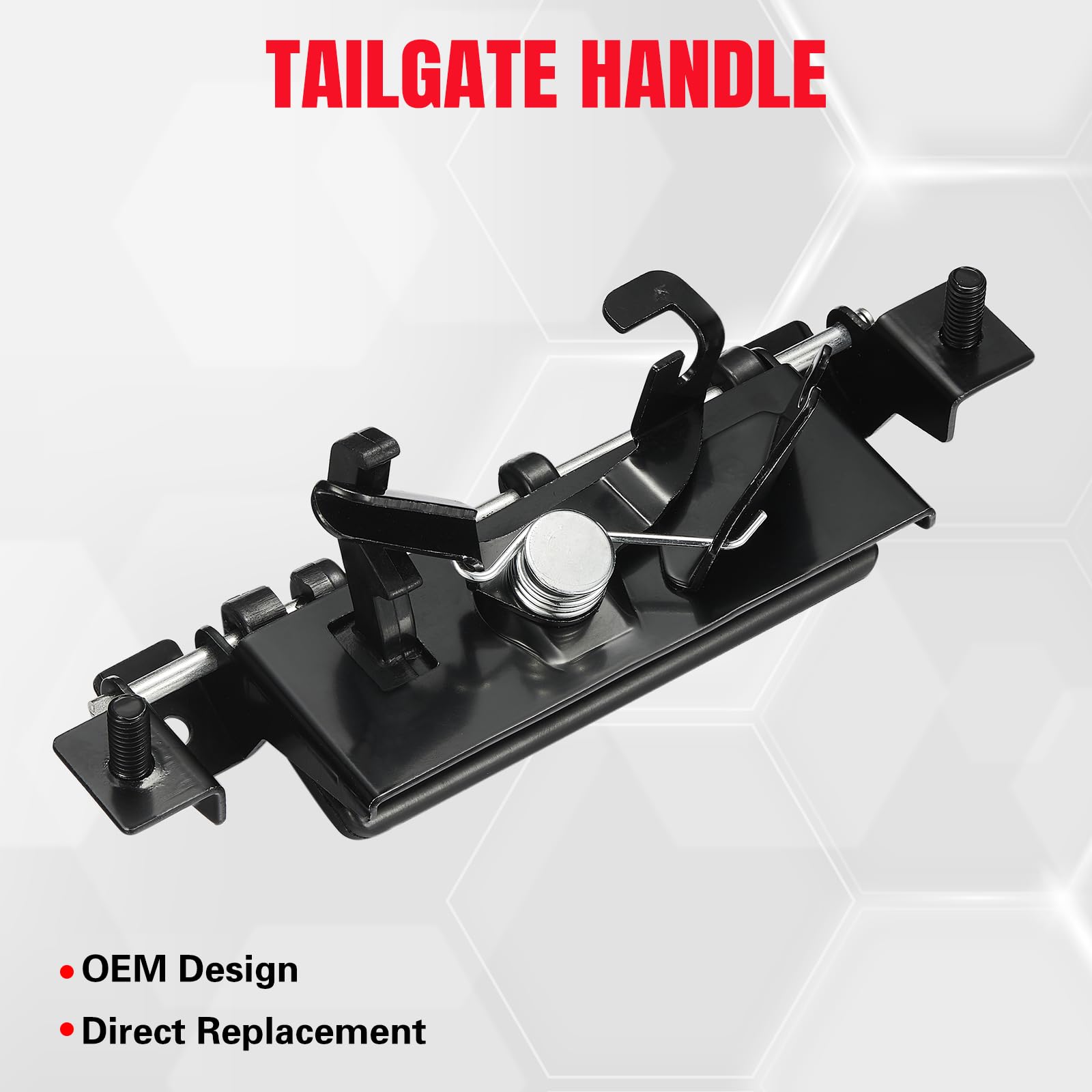 Tailgate Handle Assembly - Heavy-Duty Metal Replacement For Toyota Sienna & Sequoia - Fits 1998-2007 Models - OEM# 69090-08010