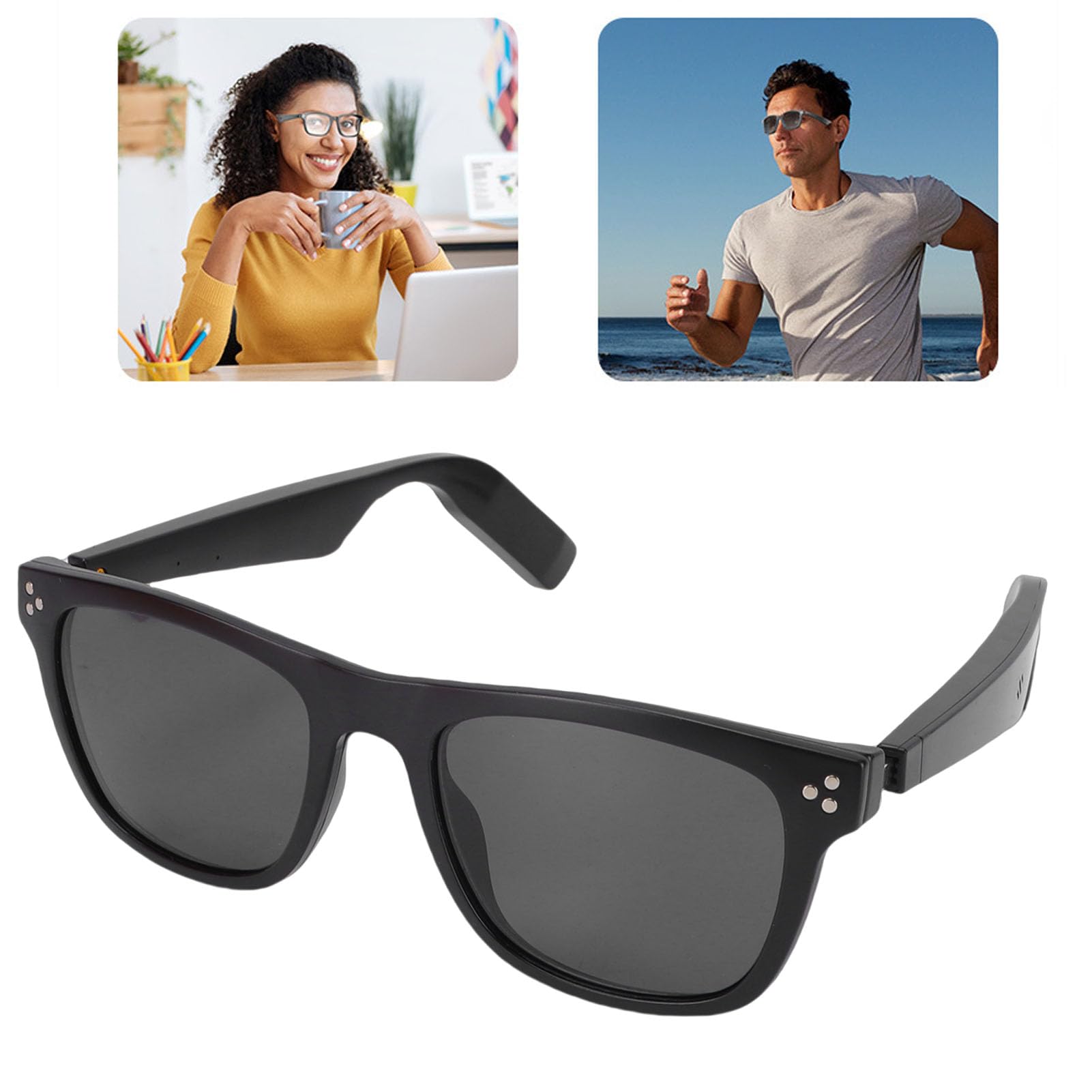 Anti-Blaulicht-polarisierte Smart-Brille mit Bluetooth-Lautsprecher für Outdoor-Sportarten