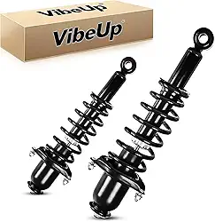 VibeUp Conjunto de amortecedor traseiro 172599L 172599R Kits de suspensão completos adequados para Toyota Corolla/Matrix 2009-2013, Pontiac Vibe 2009-2010, suportes com conjuntos de mola helicoidal