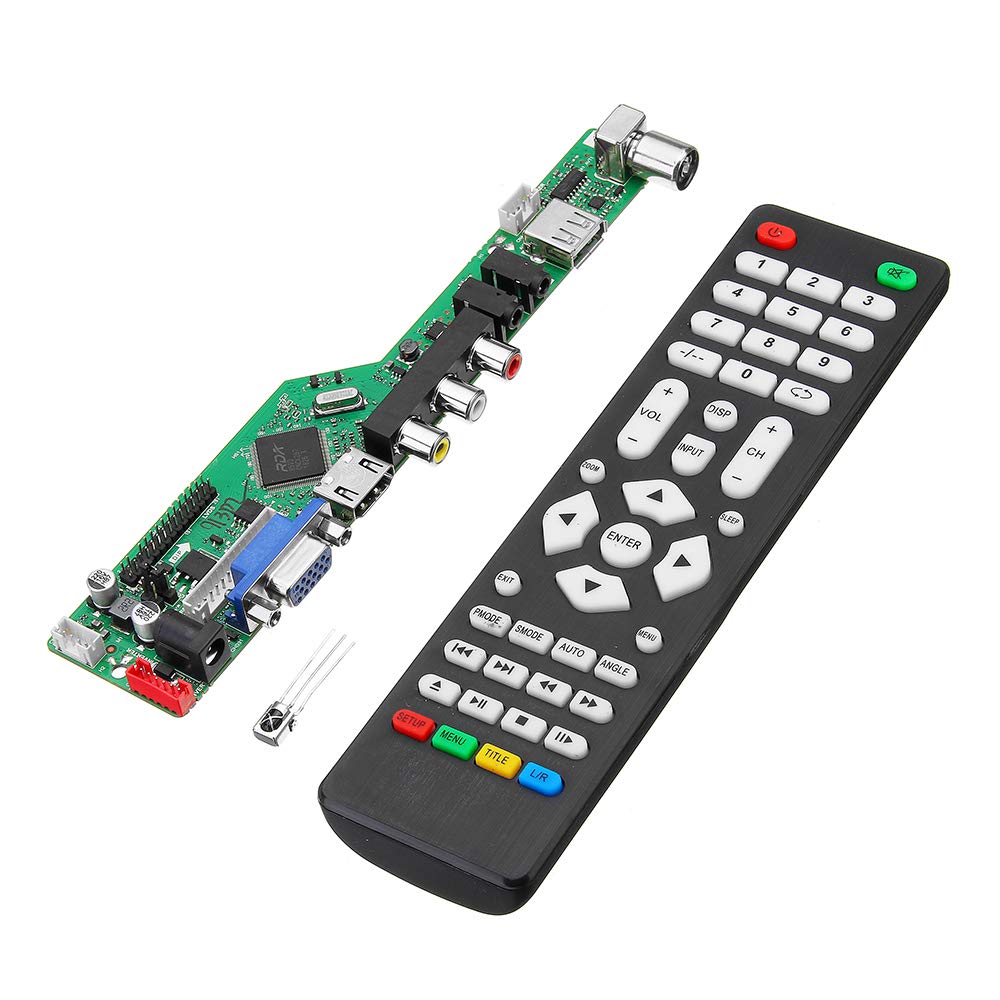 T.Rd8503.03 Universal LCD Led Controlador De TV Tablero De Controladores TV/Pc/Vga/Hdmi/USB con Control Remoto