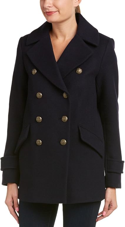 Military style peacoat women's Clearance