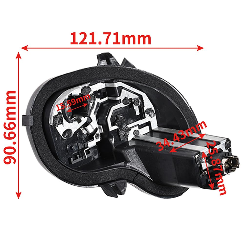 1 Satz Lampenträger Glühbirnenhalter hinten rechts mit Anschlusssteckerkabel kompatibel mit VAUXHALL ASTRA K 2016-2023 39001578