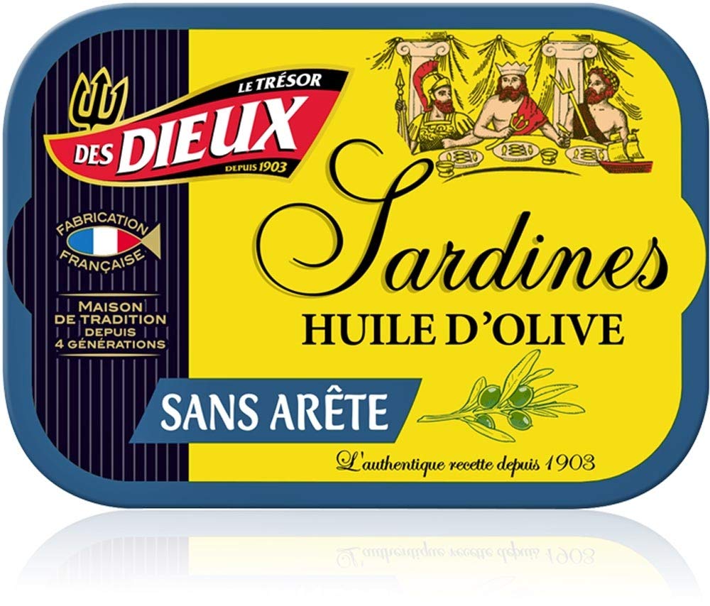 Sardinen in Olivenöl ohne Gräten I Trésor des Dieux