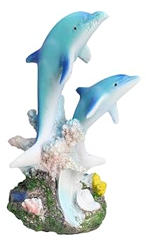 Amazon.com: Ebros Sea World Two Bottlenose Dolphins Swimming