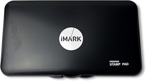 Miniatura 9 de Almohadilla de sello grande, almohadilla de fieltro de alta calidad, 3.45 x 6.20 pulgadas, ligera (azul)