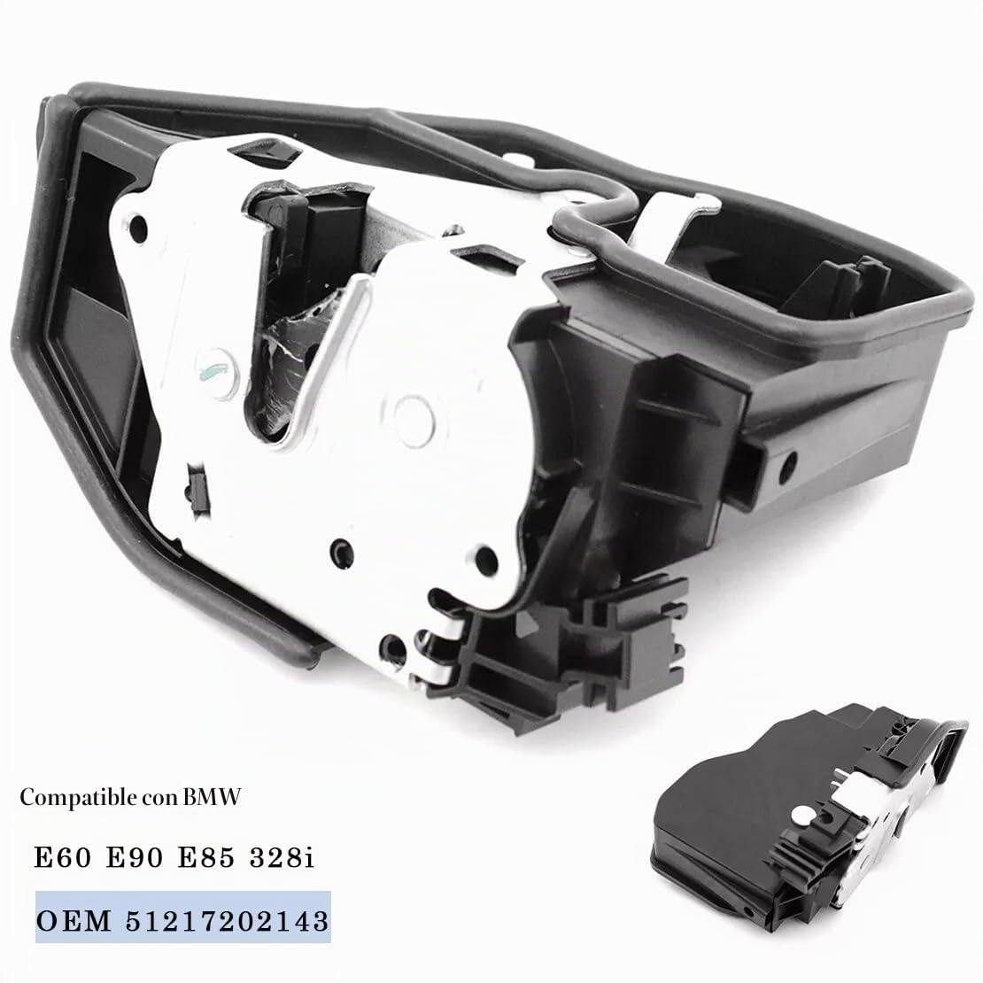 Actuador para cerradura de puerta delantera izquierda de repuesto para 5er E60 E61 F10 F11 3er E90 E91 F30 F31 1er E82 E87 F20 F21 Accesorios de automóvil Parte # 51217202143 51217167071