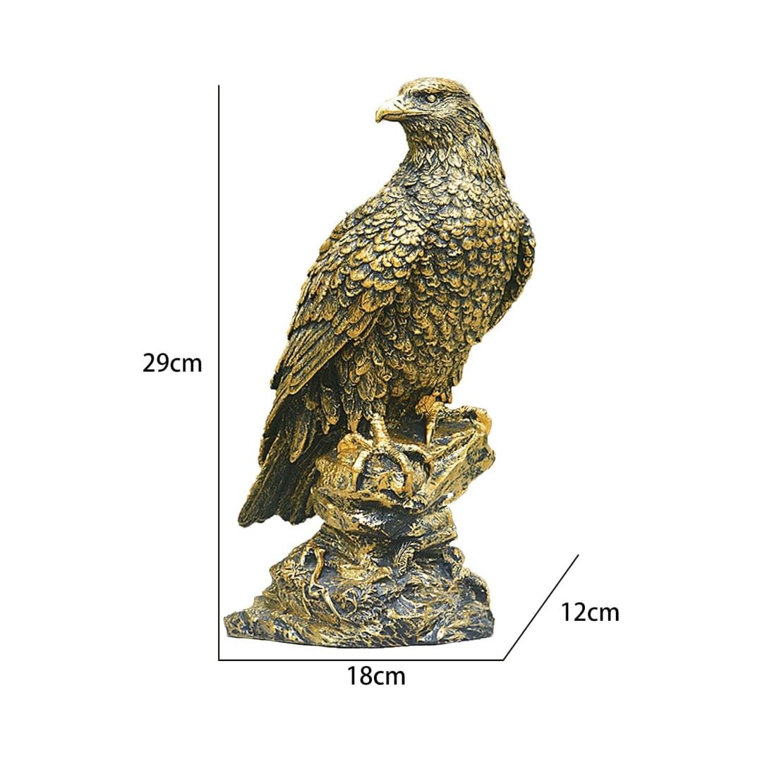 Amazon.co.jp: 猛禽類最強 鷲 ワシ 鷹 置物 ミスターイーグル 防鳥
