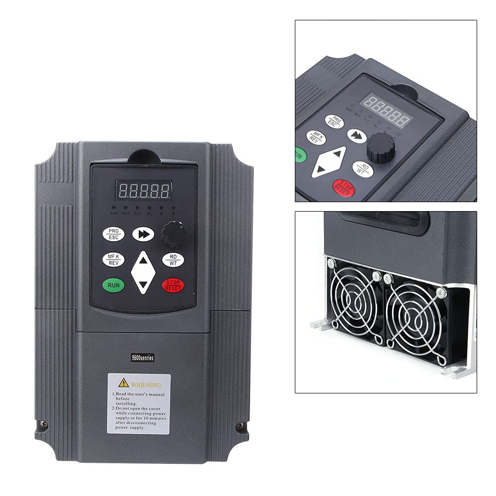 11 kW 380 V Frequenzumrichter mit V/F- und Vektorsteuerung, integriertem PID-Regler, Textilfunktion und Überlastschutz für präzise Drehzahlregelung