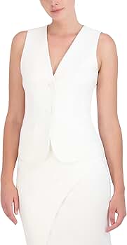 Amazon.com: BCBGMAXAZRIA Women's Sleeveless V Neck Vest