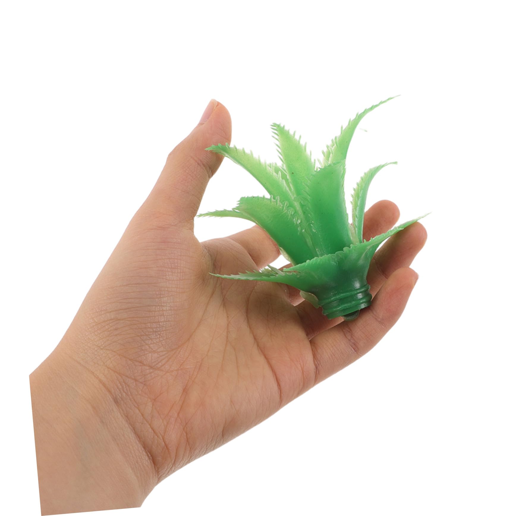 ABOOFAN 60 Piezas Hojas de piña simuladas Hojas de Flores Artificiales simulación Artificial el plastico