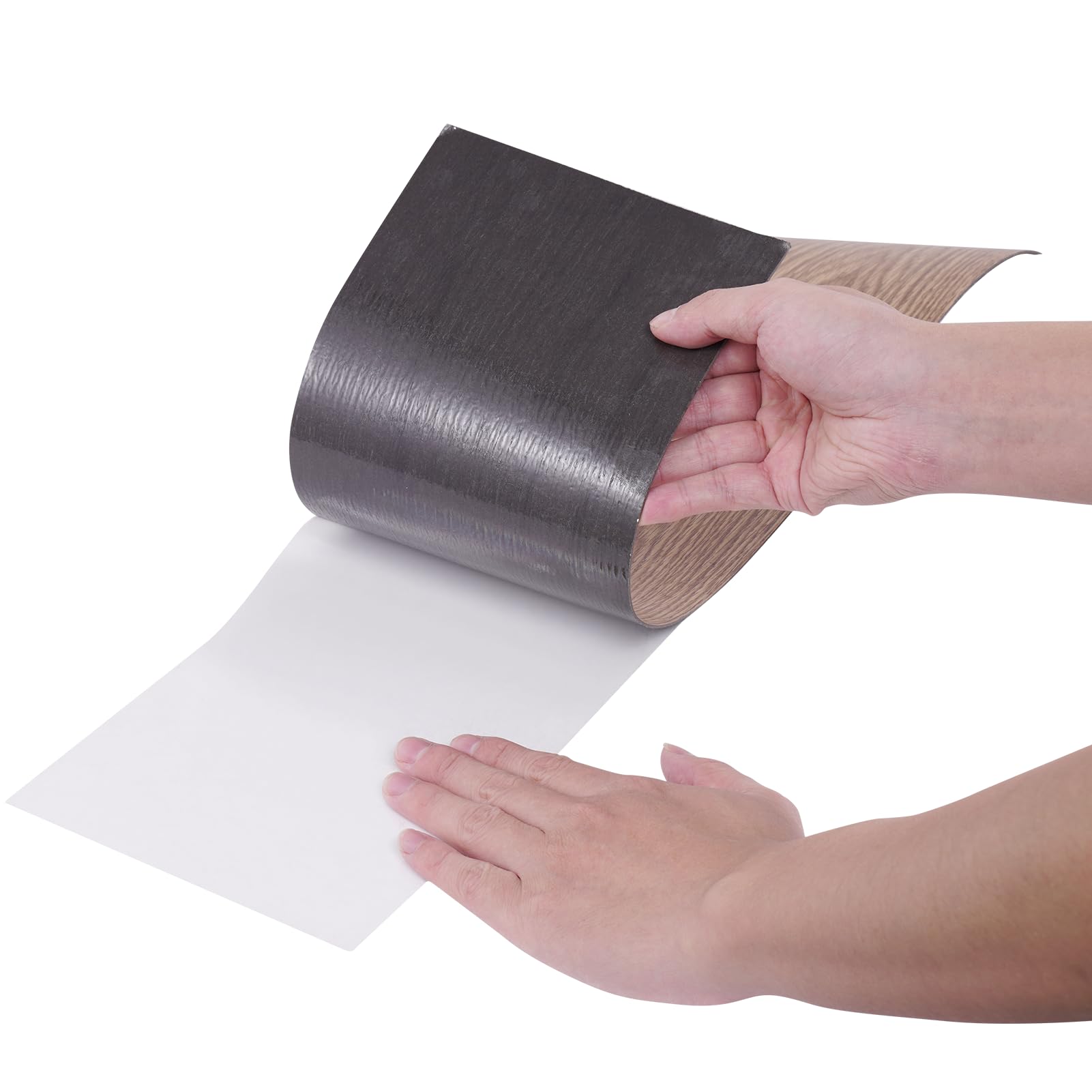 Pavimento in vinile autoadesivo, 36 piastrelle, effetto legno, impermeabile, 91,5 x 15,2 cm, in legno originale, copertura 5 m² (colore legno)