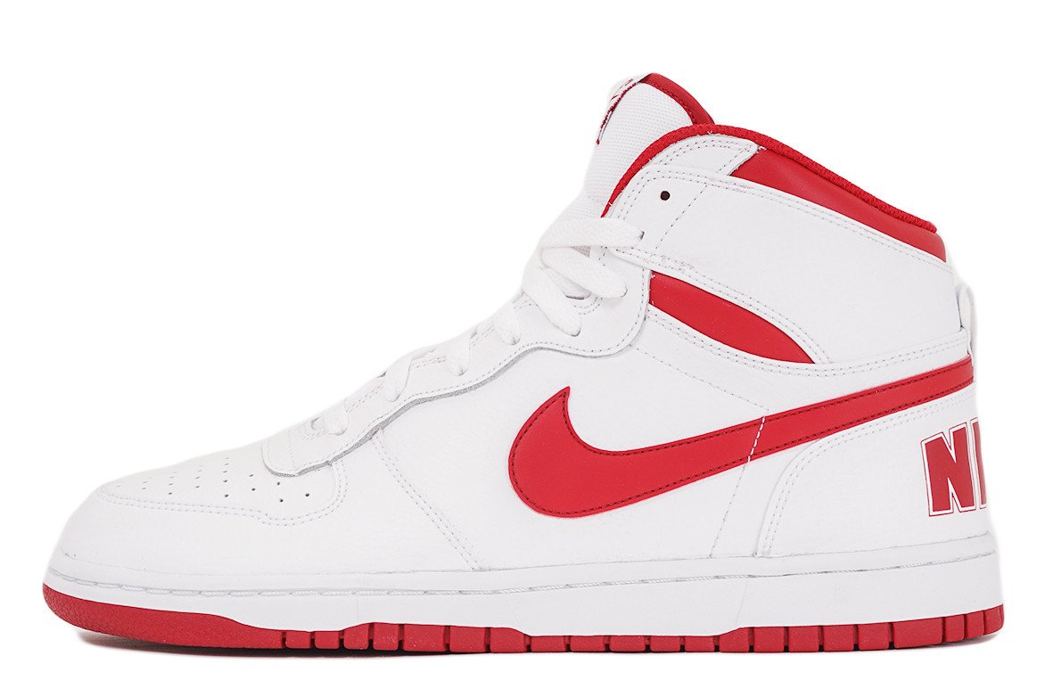 Big Nike High Basketball Sneaker White 
