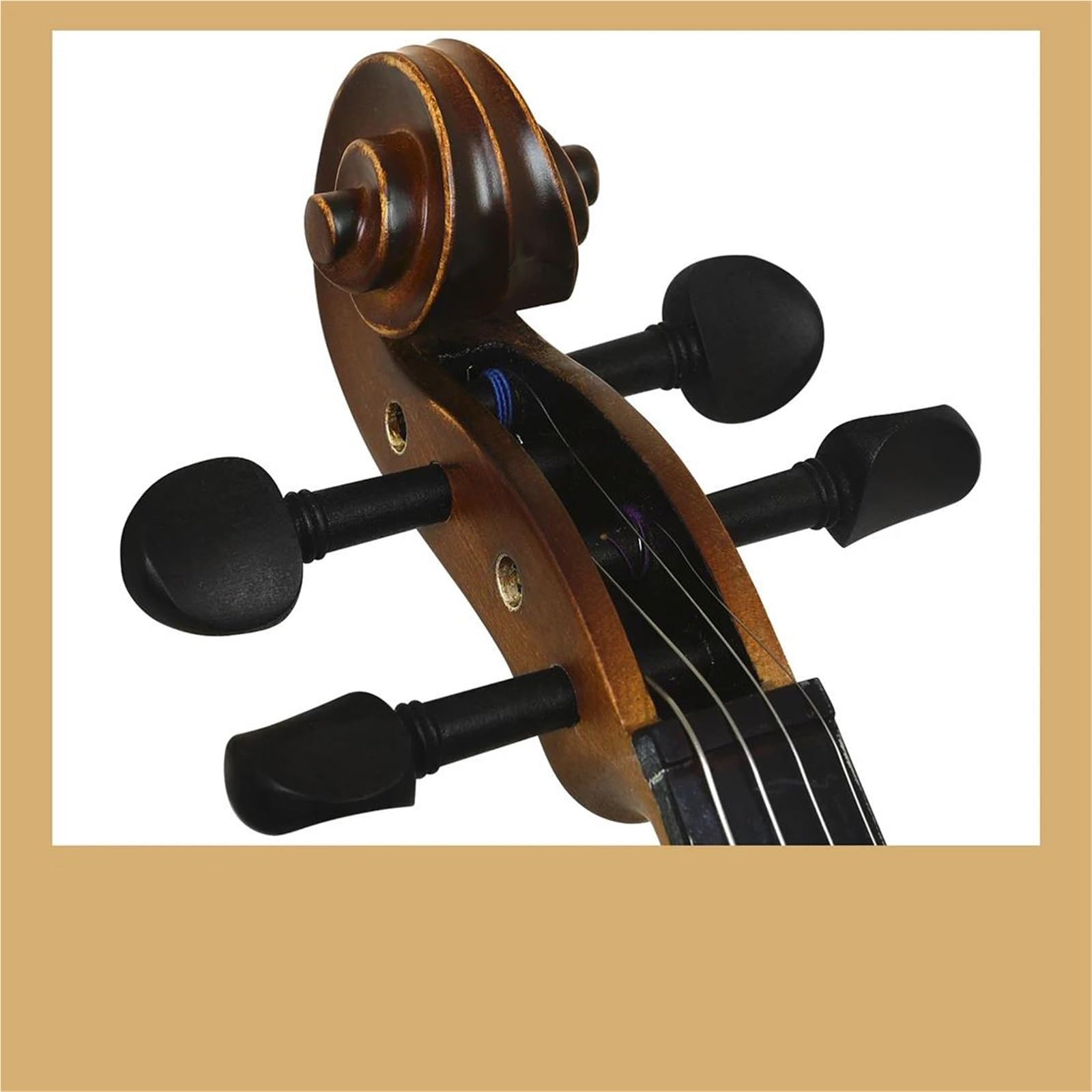 Violino Acustico In Legno Massello Violino Principianti | 4/4 a grandezza naturale adatto ai principianti(Set A)