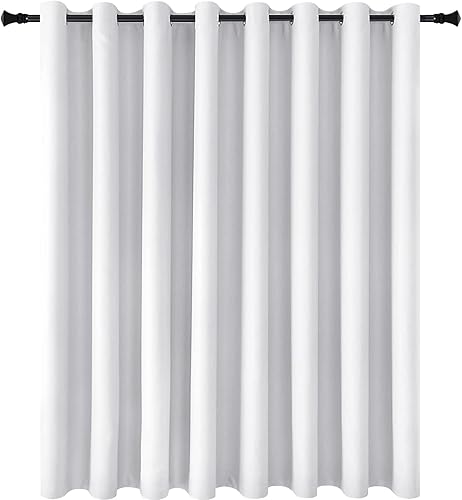 Miniatura 6 de DWCN Partiton - Panel de cortina opaca para dormitorio, con aislamiento térmico, ahorro de energía, con ojales, para puerta de patio, divisor de