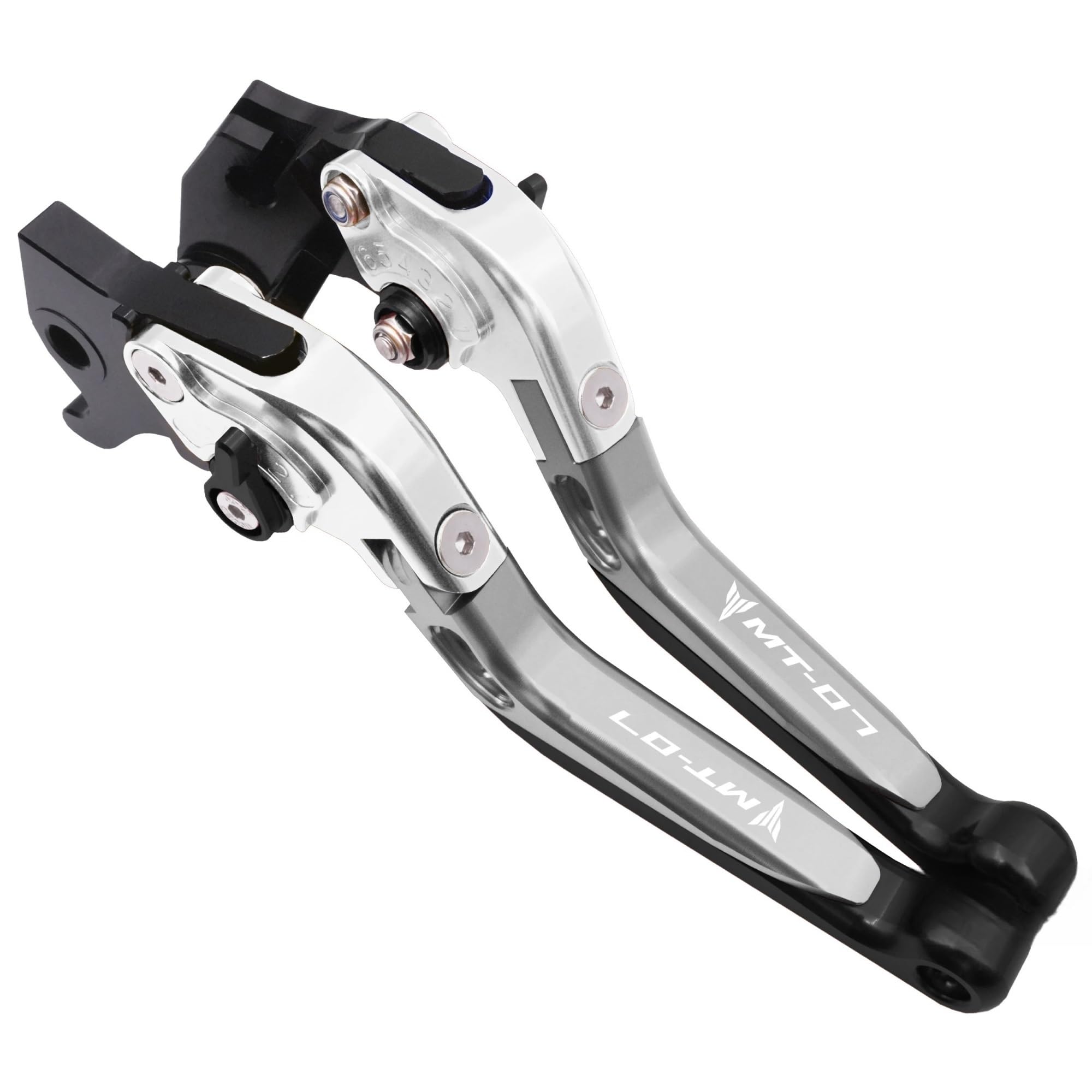 Dagmara Sr Ti Bk-Bk For Mt07 Brake Clutch Lever Motorcycle Adjustable Folding Levers Set For Mt-07 Fz-07 2014-2020