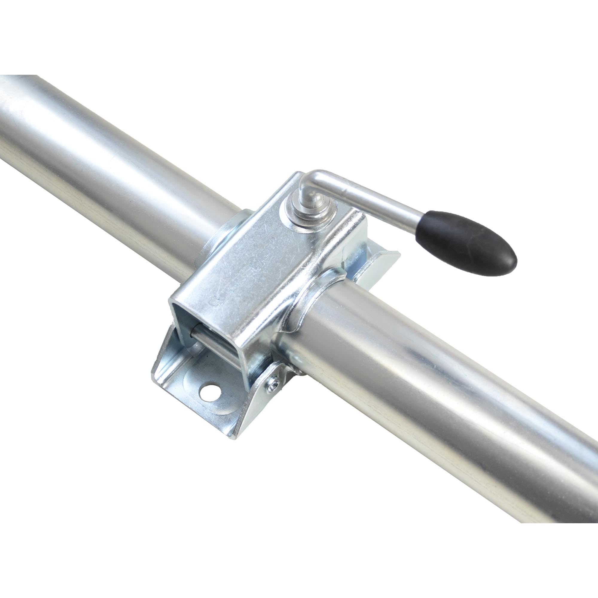 The Drive | 2X Anhänger Stützen mit Klemmhalter für PKW-Anhänger | Stelzfuß | Fallstützen | Anhängerstütze | Länge: 600mm Ø: 48mm