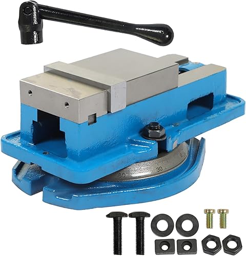 Tornillo de fresado de precisión de 3 pulgadas, tornillo de banco CNC de bloqueo de sujeción de alta precisión de metal endurecido con base