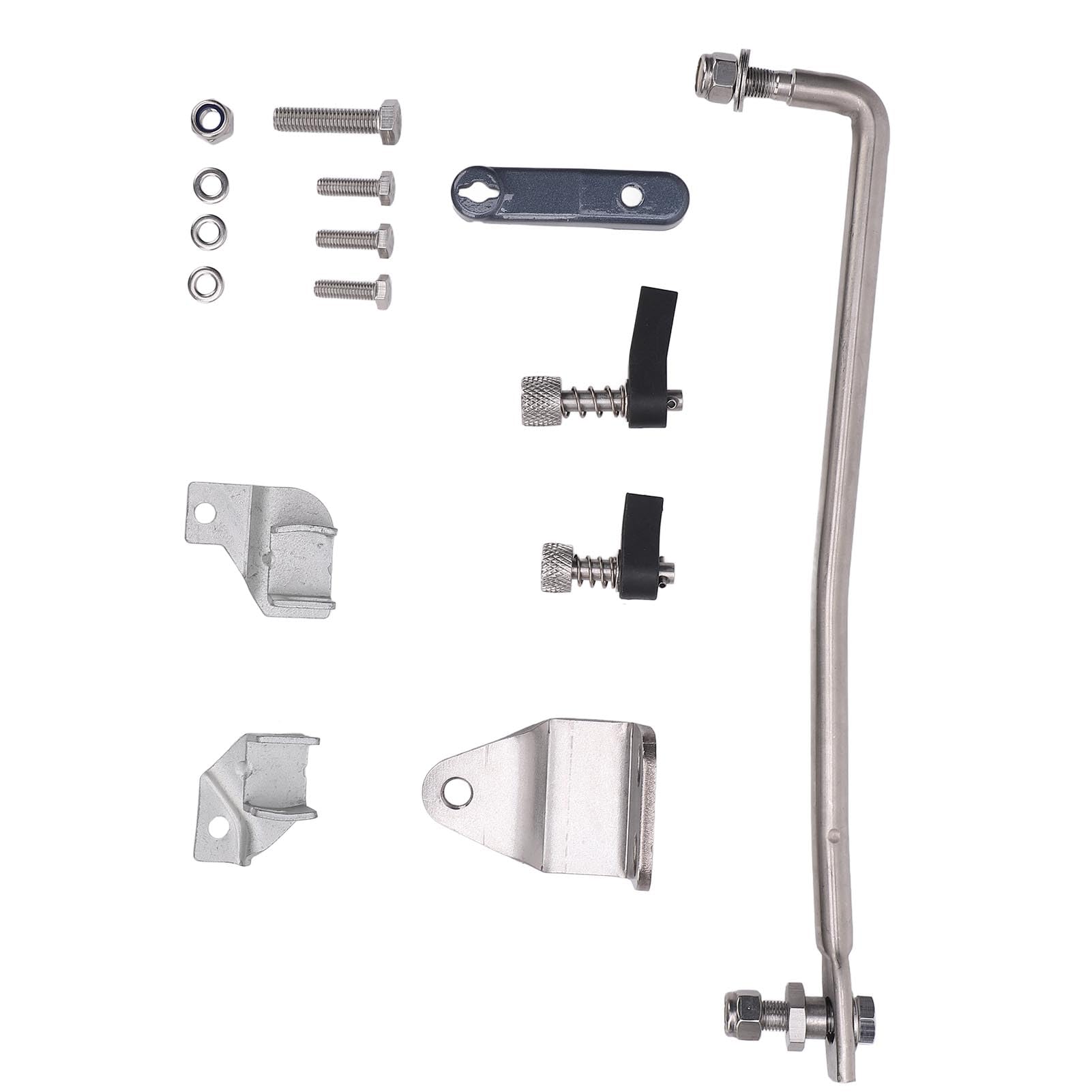 CHICIRIS Kit Telecomando Sostitutivo per Motori Fuoribordo 689-48501-21-4D Acciaio Inossidabile Adatto per di Controllo Remoto per Barche Serie 61N 69P 69S 61T