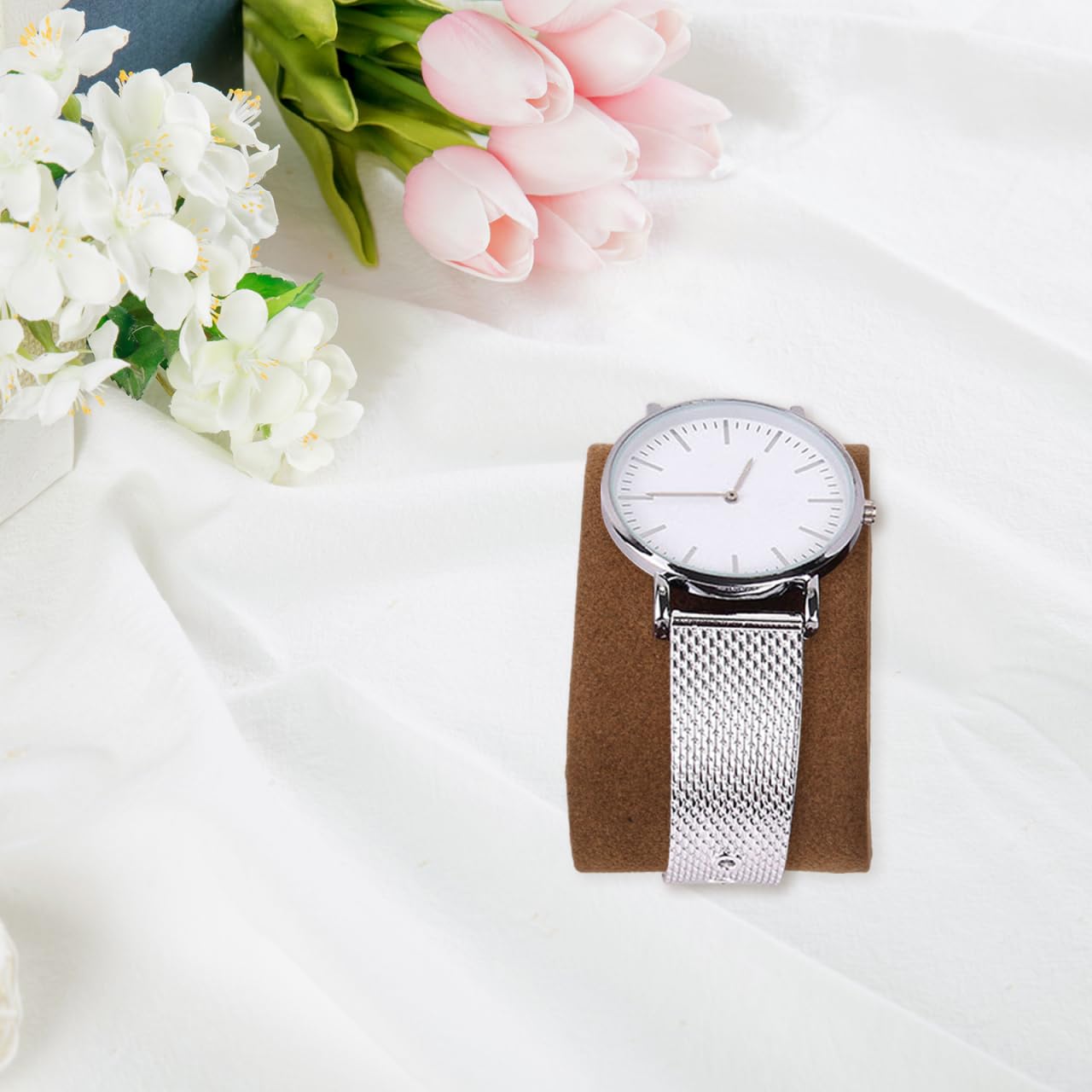 Holibanna 6 Almohadillas Para Relojes De Pulsera Cojines Pequeños Para Exhibir Y Guardar Relojes En Cajas Y Estuches De Joyas