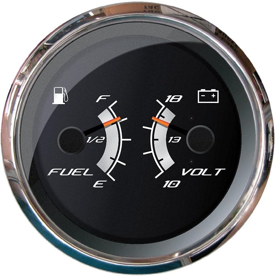 Faria Platinum 4" Multi-Function - Fuel Level & Voltmeter