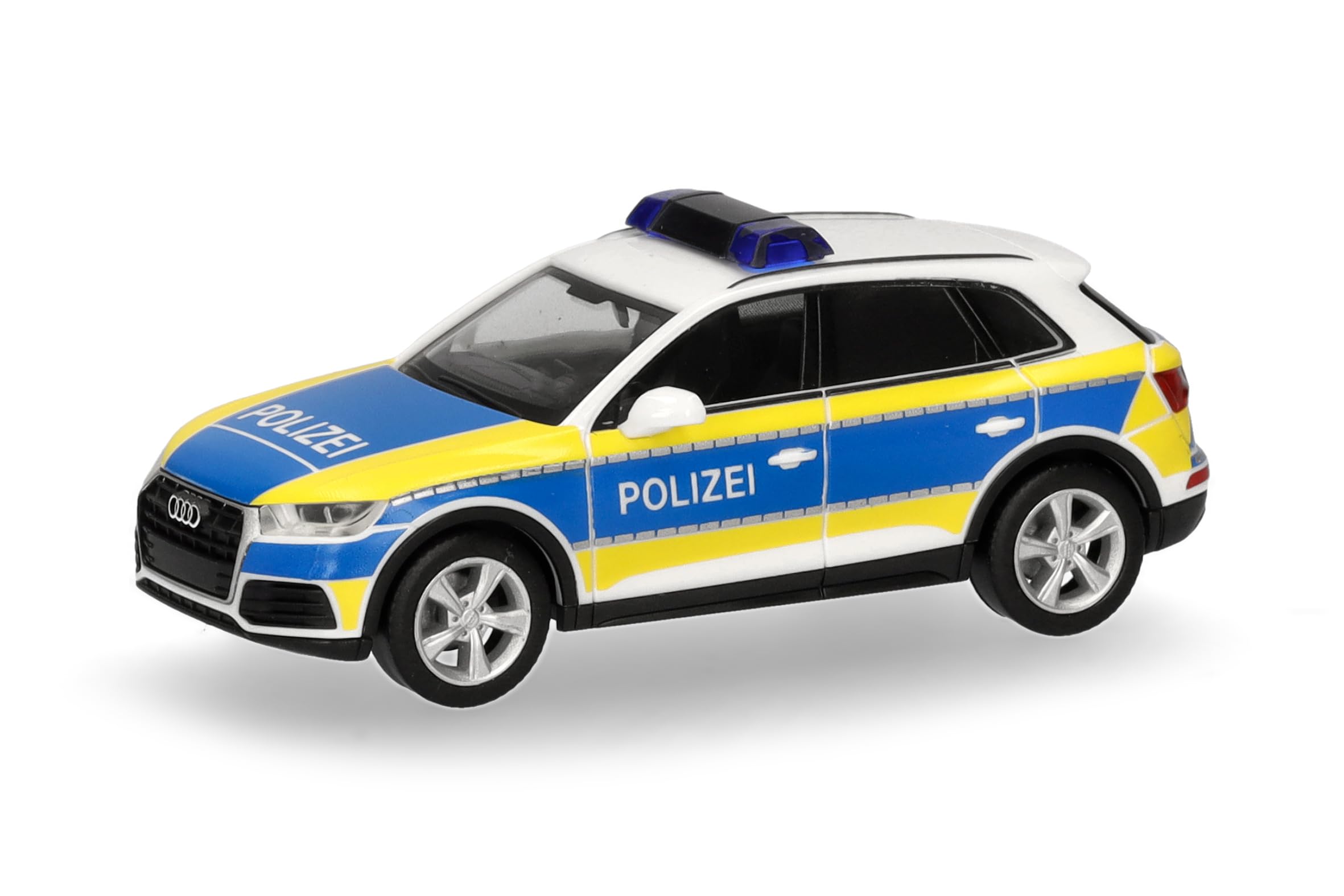 Herpa car model Audi Q5 "Highway-Police Lower saxony", on a scale of 1:87, plastic miniature, made in Germany, model building, collectors edition