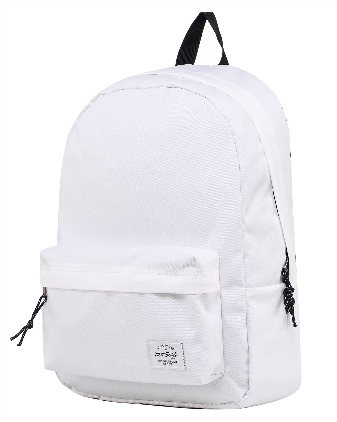 HotStyle SIMPLAY Classic School Backpack Bookbag, White