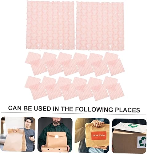 Miniatura 6 de MAGICLULU Doble pared por 60 bolsas de envoltura en forma de corazón para envío de correo y protección