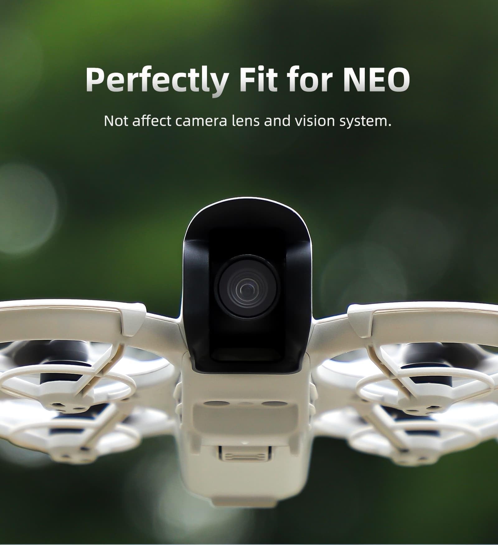 GetZget® Lens Sun Hood for DJI Neo Gimbal Camera Crash Protector & Sun Shade Protection Accessories (Black) 2