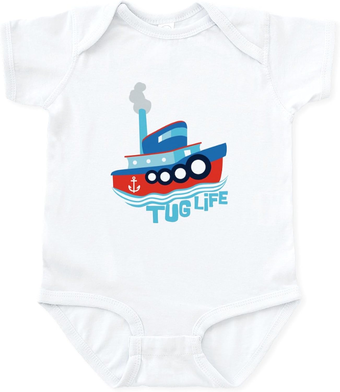 CafePress Tug Life Tugboat Infant Bodysuit Cute Infant Bodysuit Baby Romper