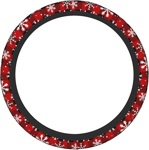 Miniatura 2 de Funda universal para volante de Navidad de 15 pulgadas, accesorios de automóvil, protector para mujeres y hombres
