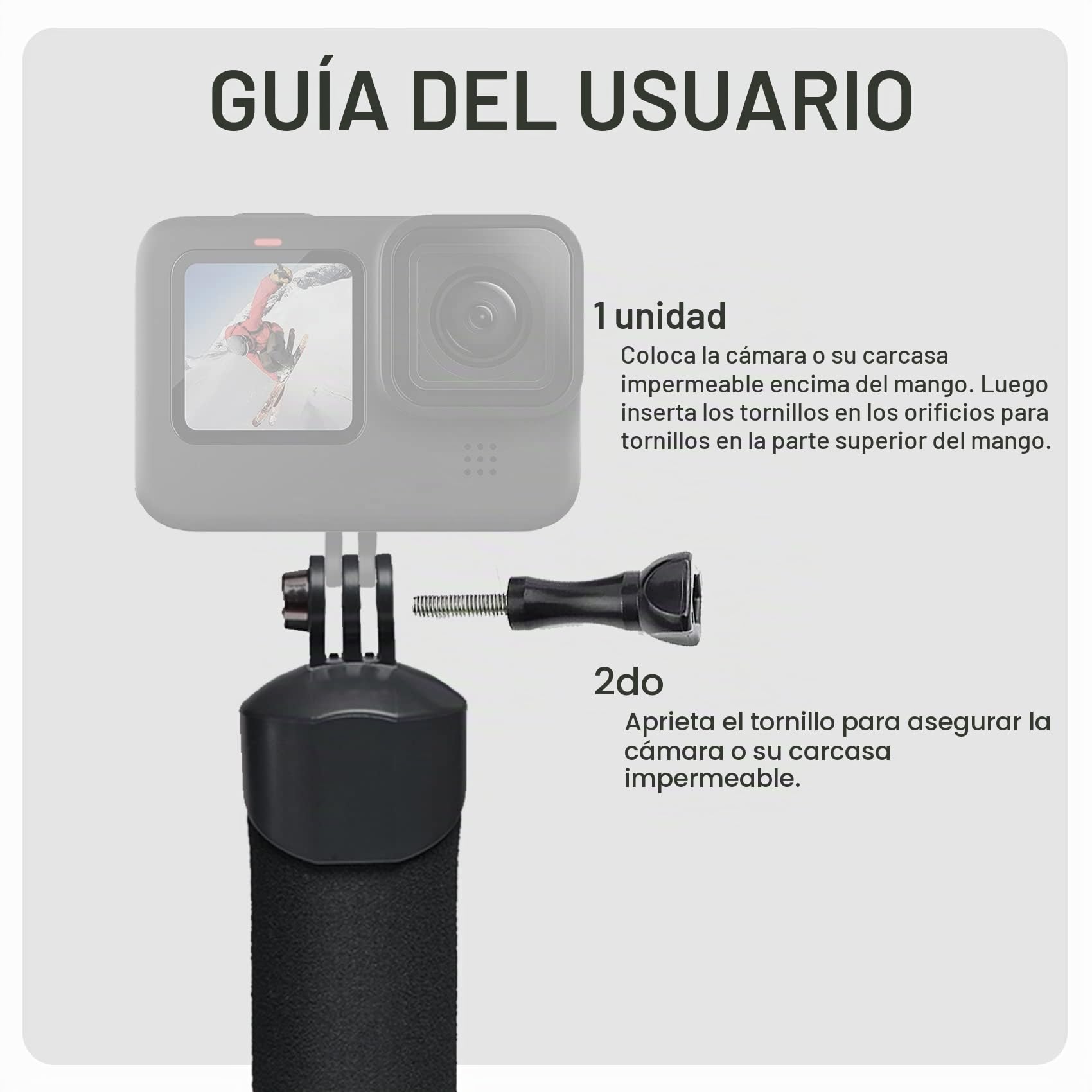 FitStill Kit de Buceo para Insta 360 Ace Pro 2/Ace Pro, 50 M/164 pies, Carcasa Impermeable + Mango de flotabilidad, para fotografía subacuática Ace Pro 2 Accesorios