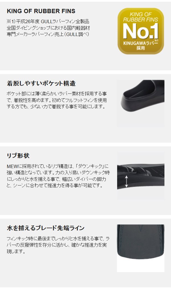 Amazon | GULL ミューフィン フルフットフィン ホワイト (ホワイト, L Amazon | GULL ミューフィン フルフットフィン ホワイト (ホワイト, L
