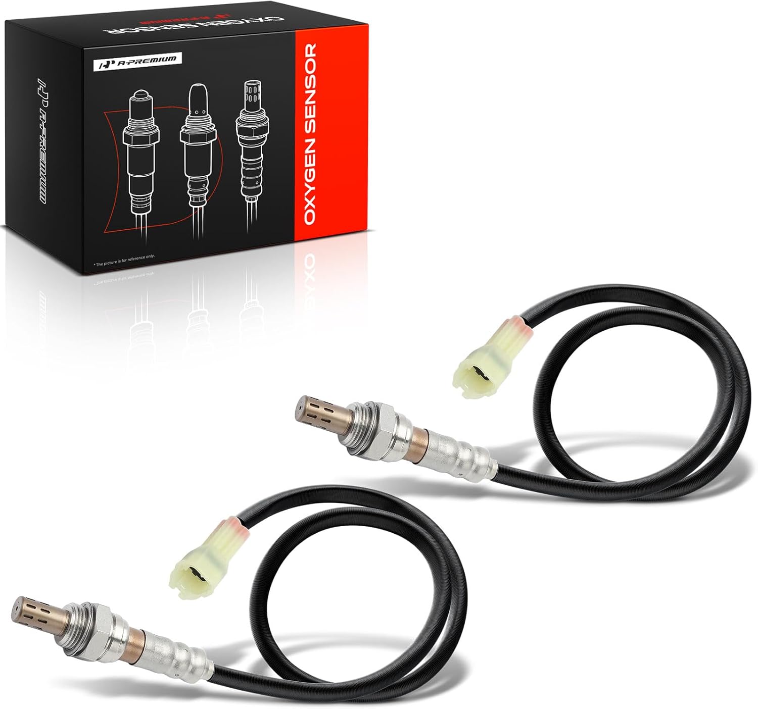A-Premium O2 Oxygen Sensor Compatible with Suzuki Grand Vitara 2006 2007 2008 2.7L - Downstream Left and Right - 2-PC Set - Replace# 1A6018861, 19060002