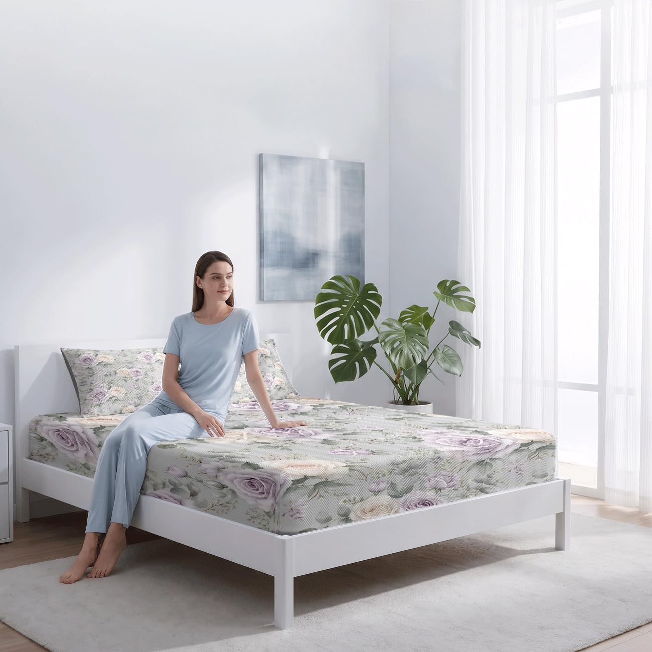 Lenzuolo Con Angoli Rinfrescante (Rosa 8,200x200cm)