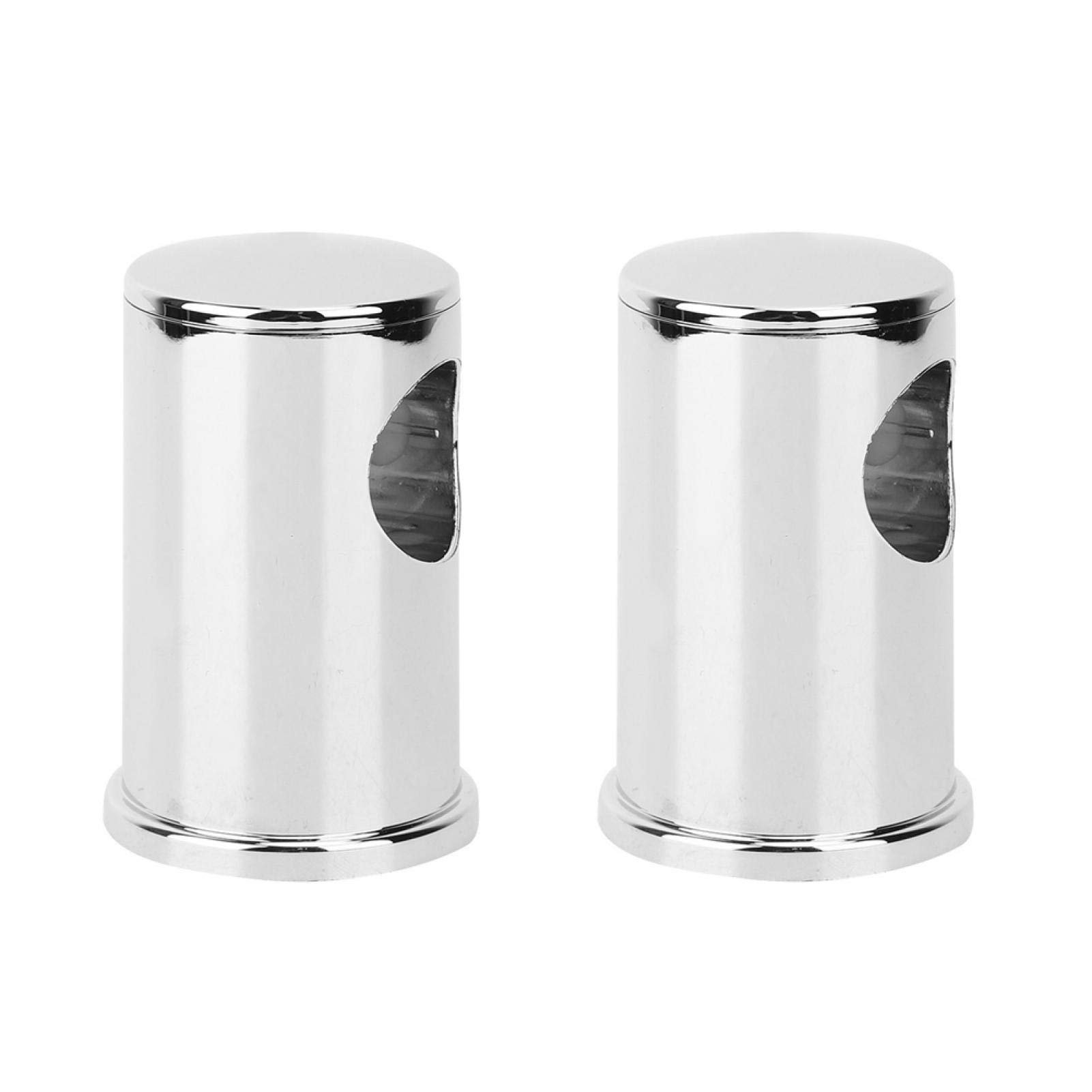 Boaby Shower Base 2Pcs Silver White ABS Electroplating Shower Lifting Rail Bracket Base Bathroom Accessories