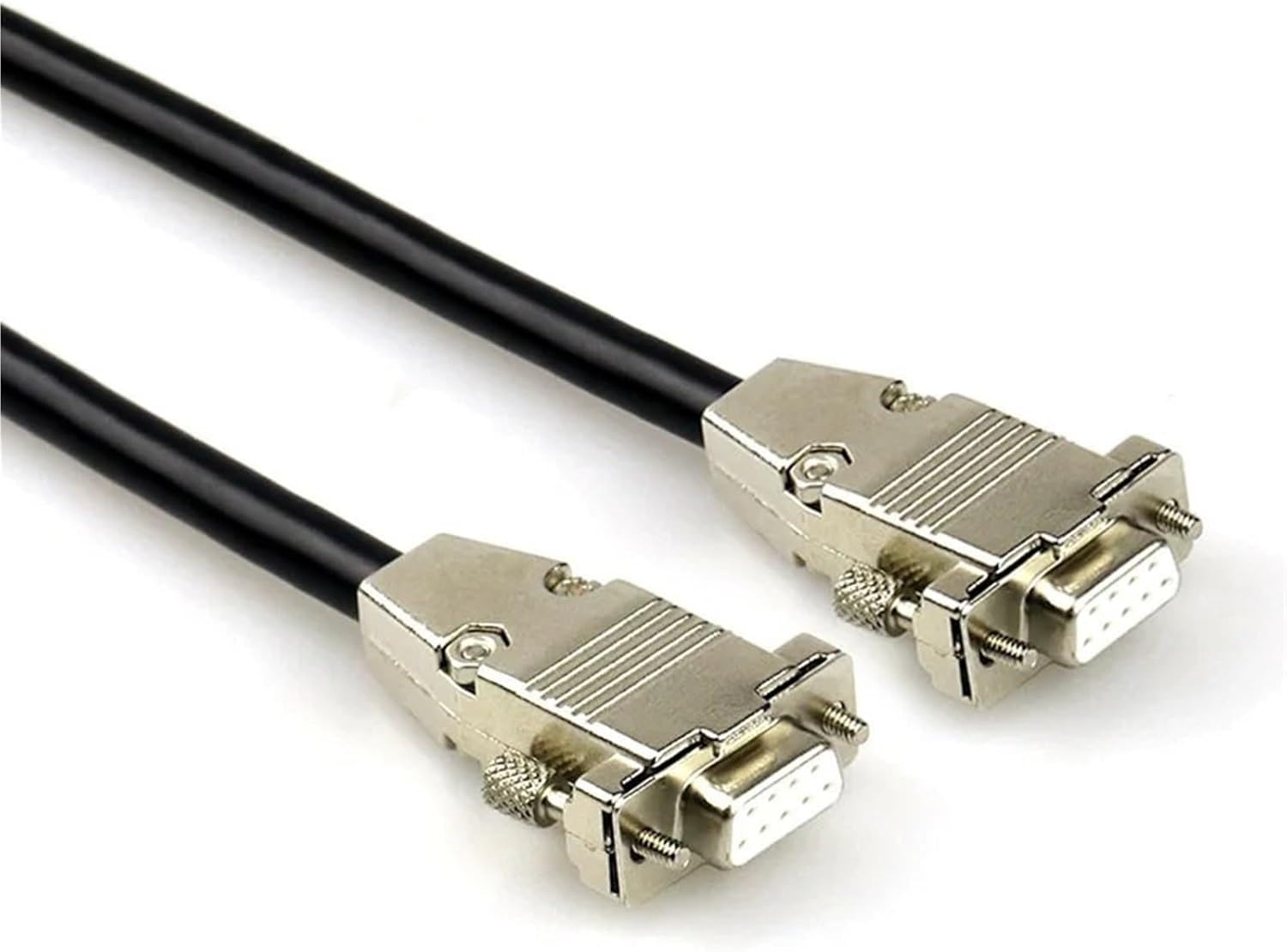 DB9 Cable RS232 Data Serial Cable M to Fe M to M Fe to Fe with Straight or Cross Line(1.5m,F to F 2 3 Pin Cross)