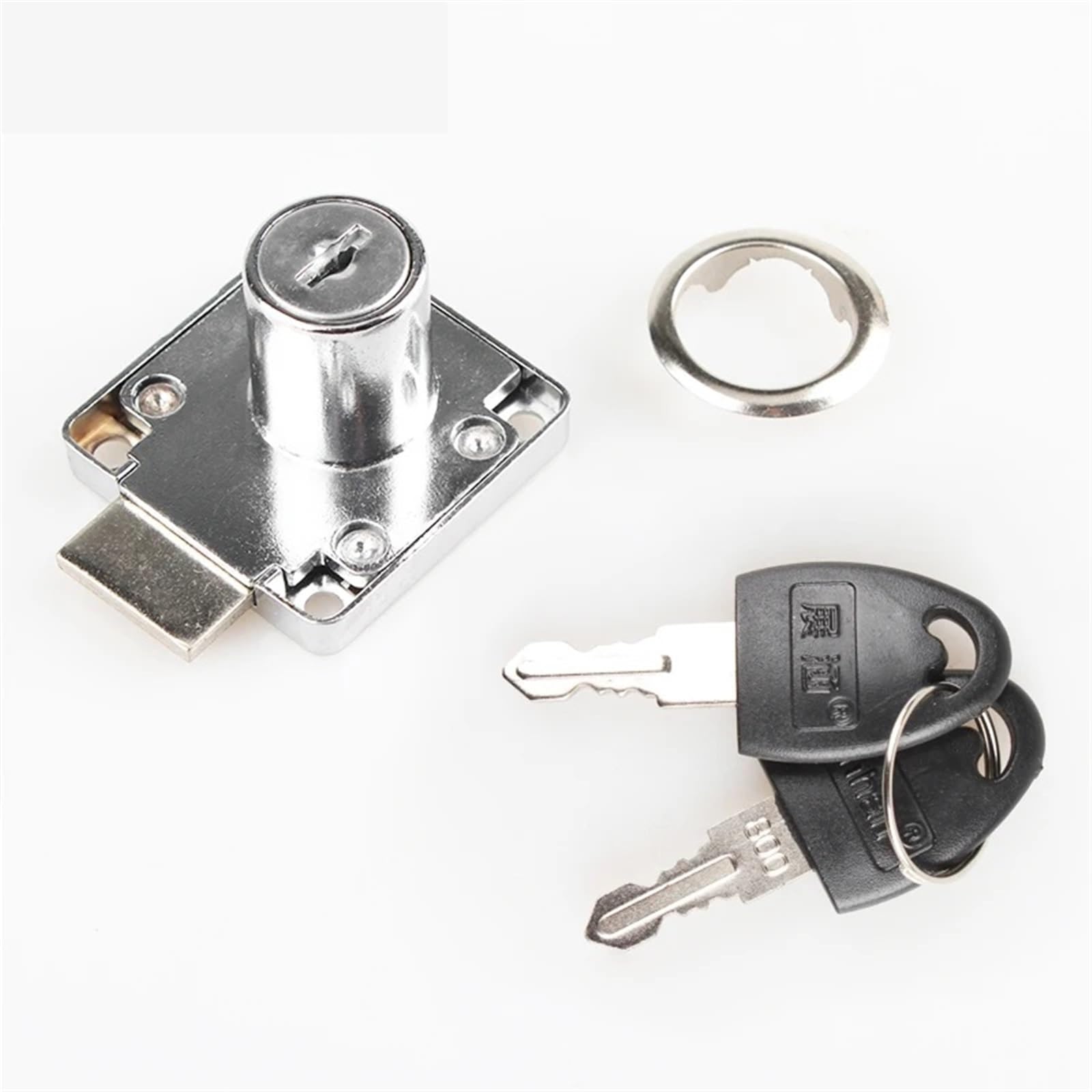 Blokada szuflady, blokada szafki | 22 32 38mm do szafki biurko szkolne skrzynka pocztowa DIY okucia meblowe Rarelock MMS385 1 szt. (32mm czarny)(32mm Black)