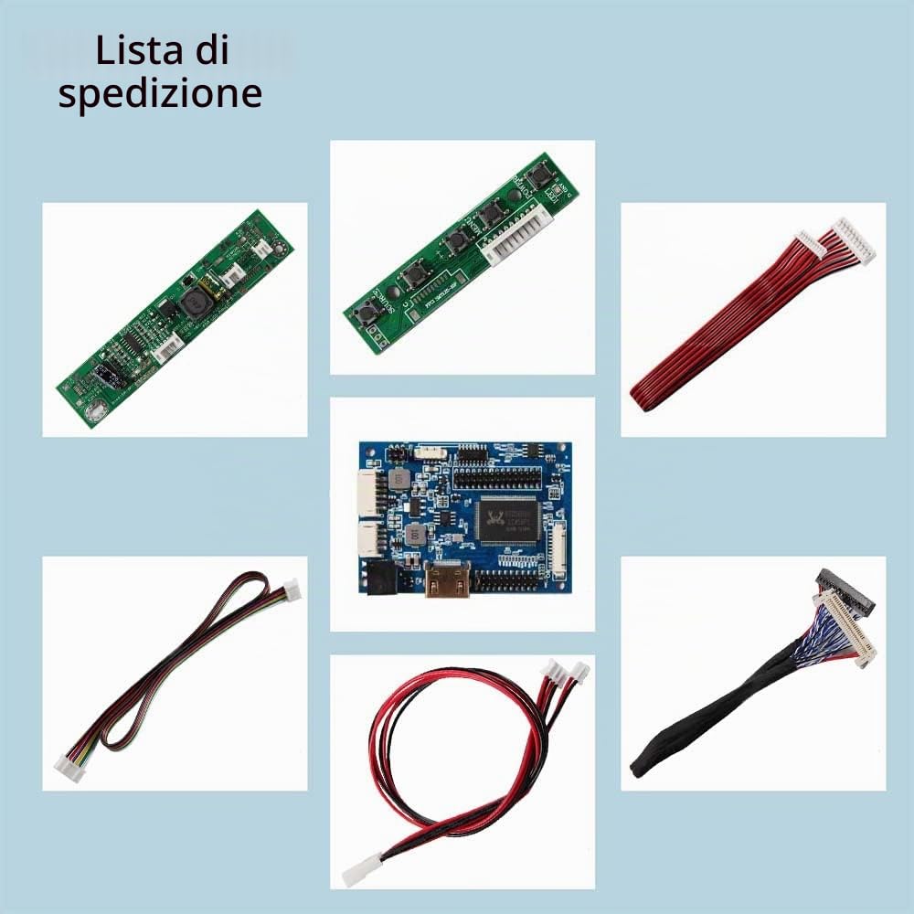 VSDISPLAY H/D Audio LVDs Scheda di Controllo per LM215WF3-SLA1 | 21,5 Pollici 1920x1080 30pin WLED LCD Schermo
