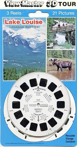 Viewmaster - Lake Louise, Canadian Rockies - 21 Imágenes en 3D - Nuevo