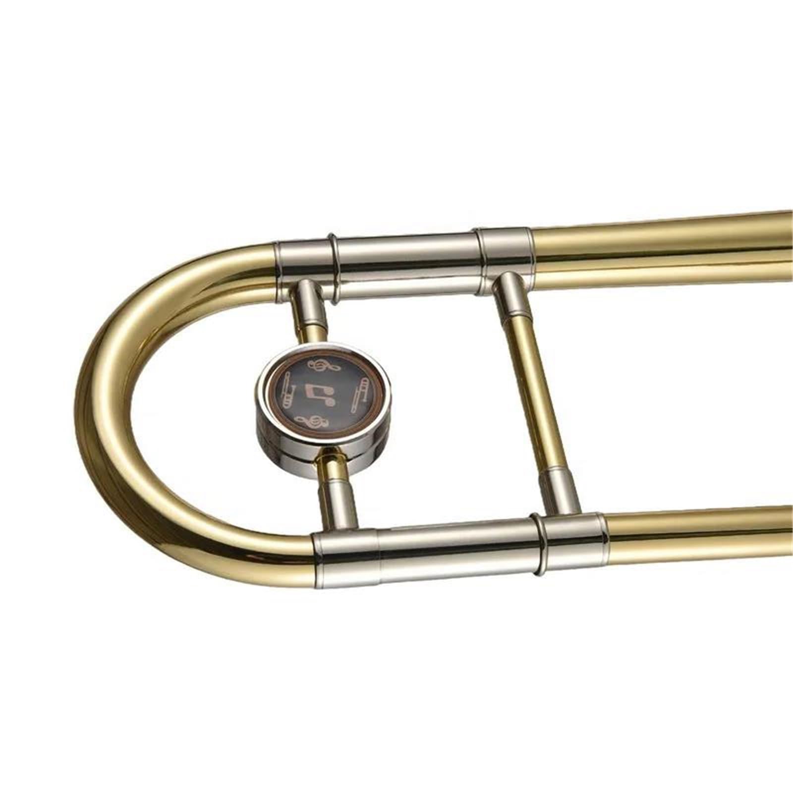 Instrument puzonowy Puzon tenorowy Bb dla początkujących mosiężny suwak z ustnikiem futerał