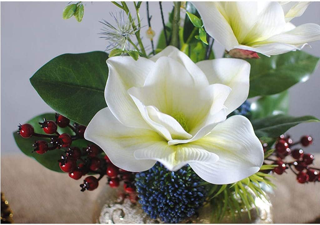 Orchidea Sztuczne kwiaty Sztuczne kwiaty Dekoracja kwiatowa Sztuczne kwiaty Phalaenopsis Wazon porcelanowy Sztuczne orchidee Botaniczna kompozycja kwiatowa Naturalny wygląd